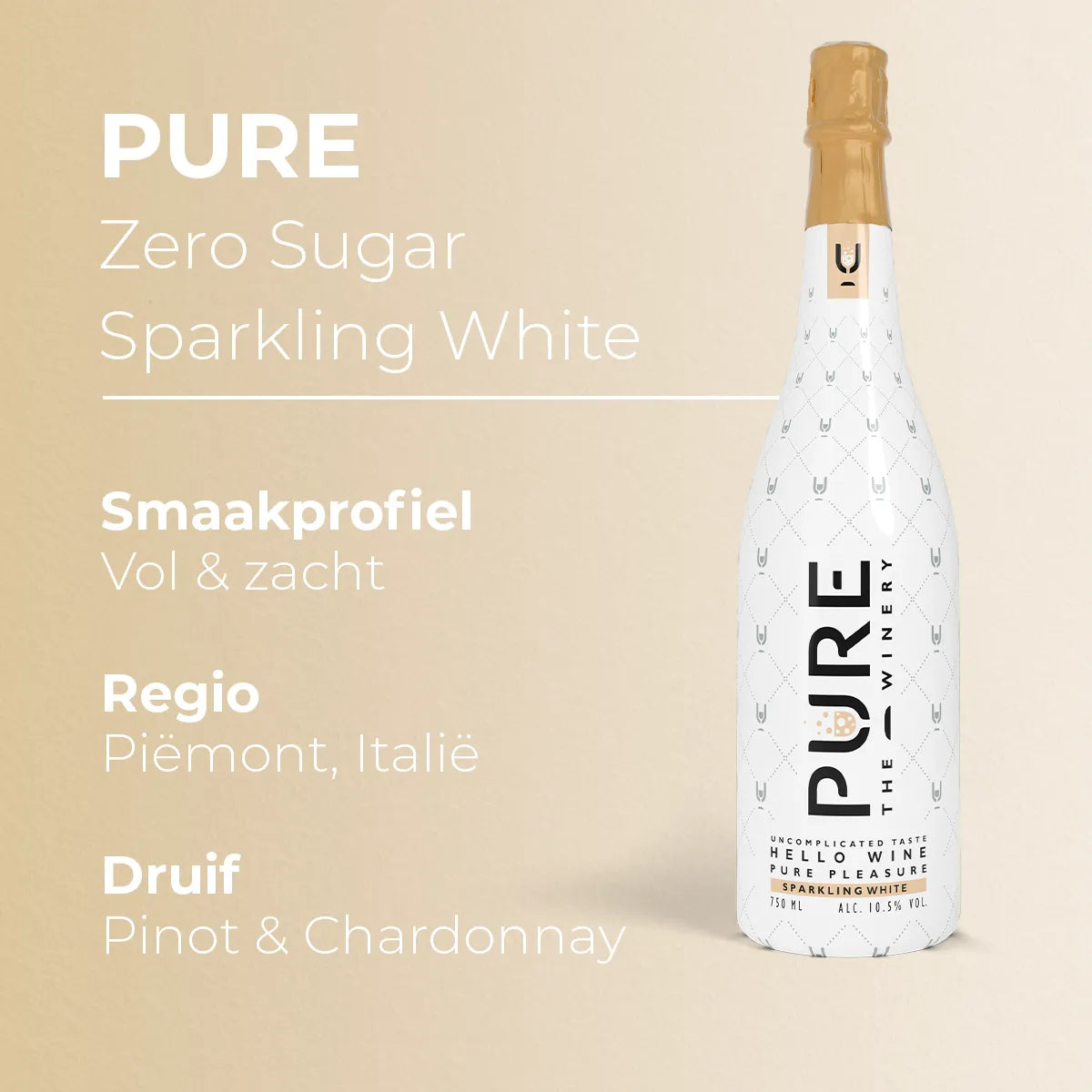 Zero Sugar Sparkling White Wine